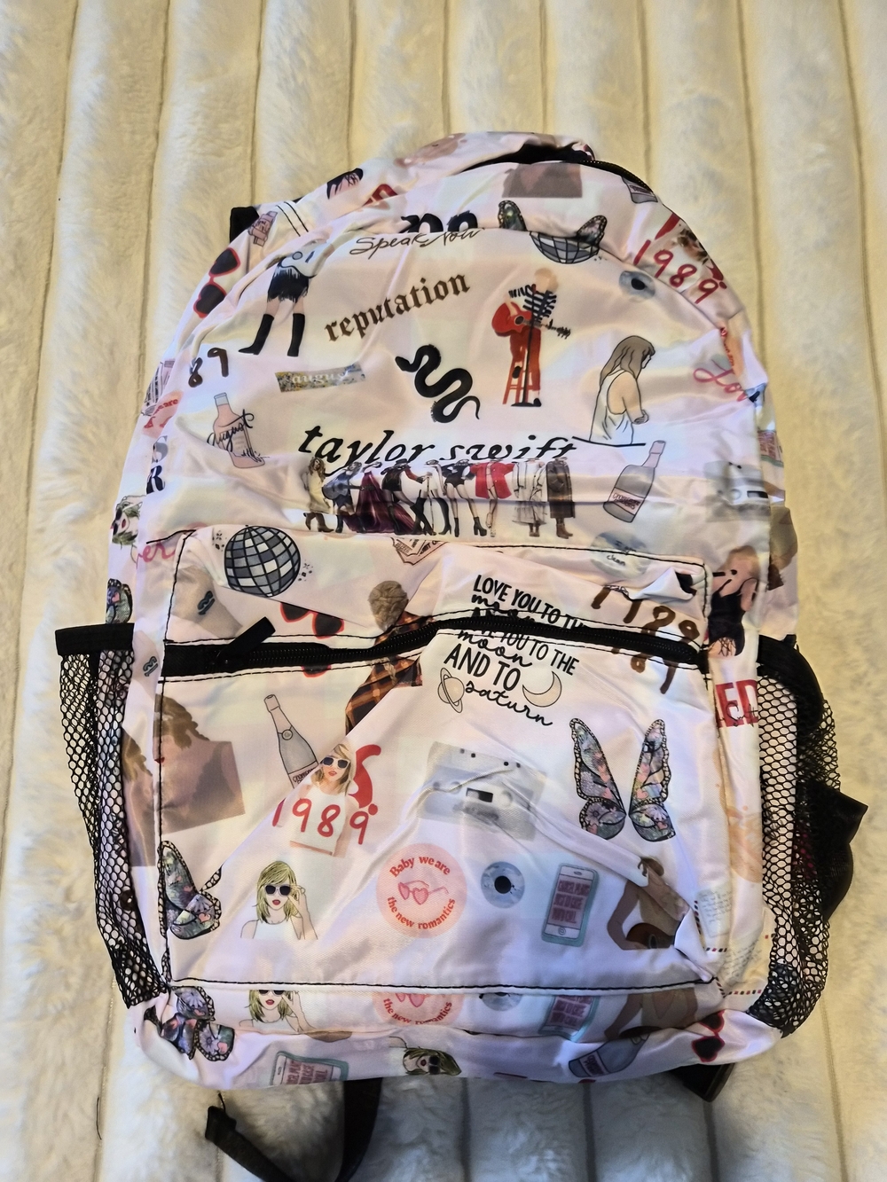Pink Graphic Print Women’s Backpack